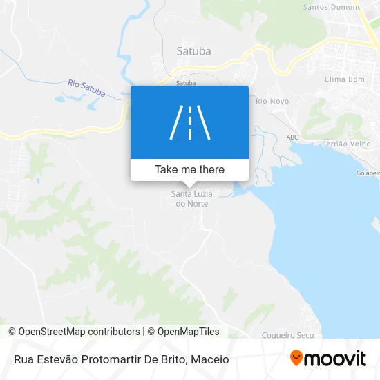 Rua Estevão Protomartir De Brito map