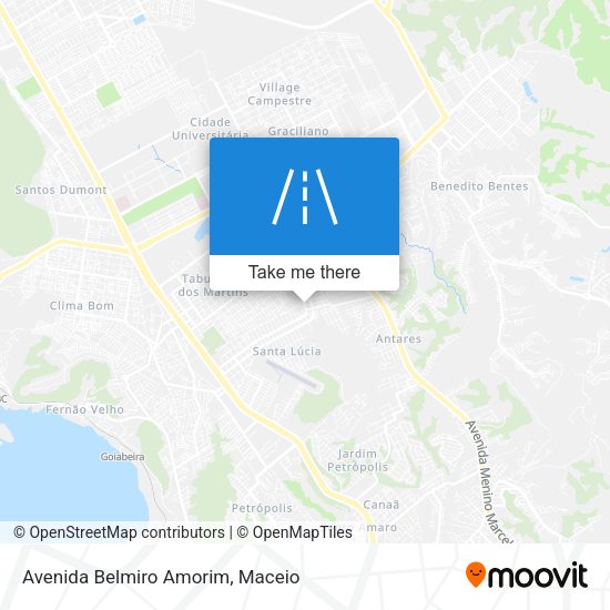 Avenida Belmiro Amorim map