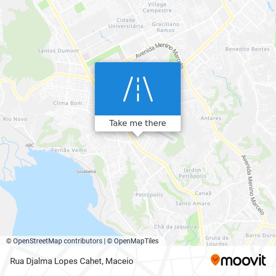 Rua Djalma Lopes Cahet map