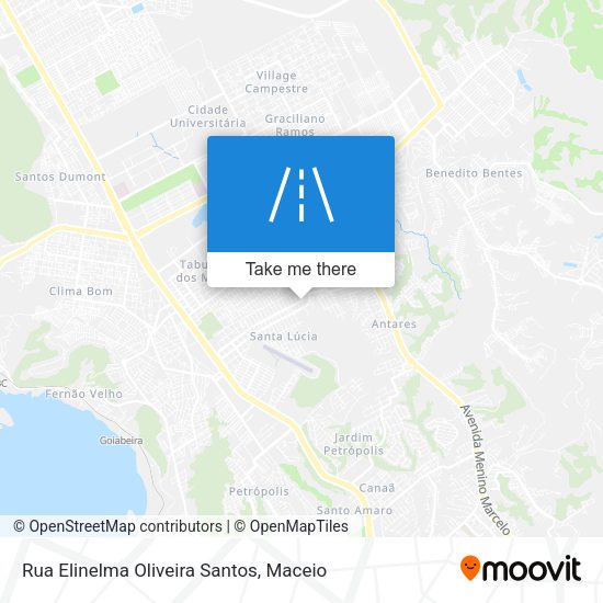 Rua Elinelma Oliveira Santos map