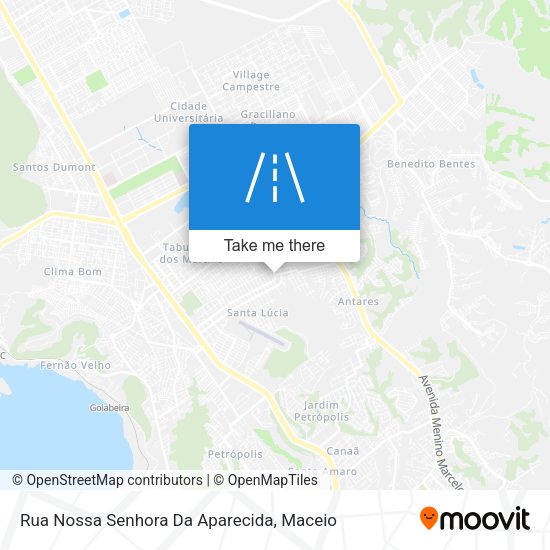 Rua Nossa Senhora Da Aparecida map