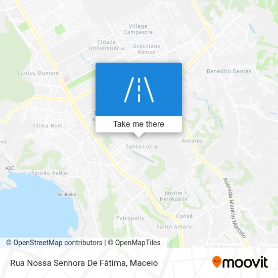 Rua Nossa Senhora De Fátima map