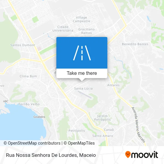 Rua Nossa Senhora De Lourdes map