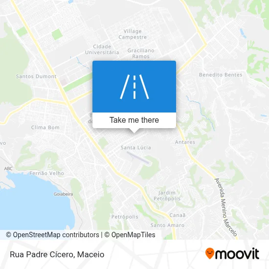 Rua Padre Cícero map