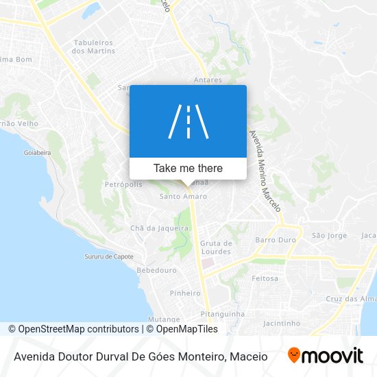 Avenida Doutor Durval De Góes Monteiro map