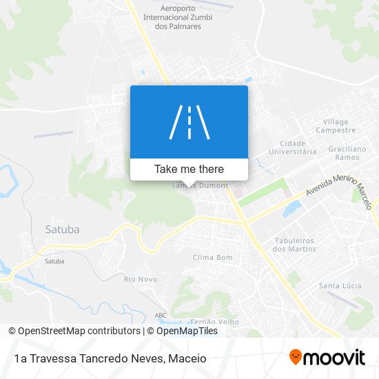 1a Travessa Tancredo Neves map