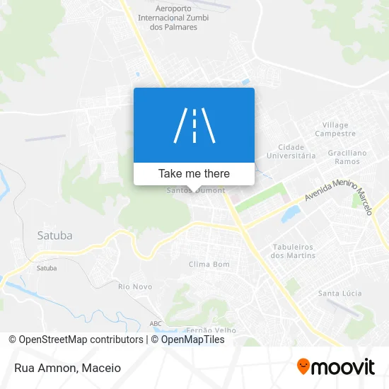 Rua Amnon map