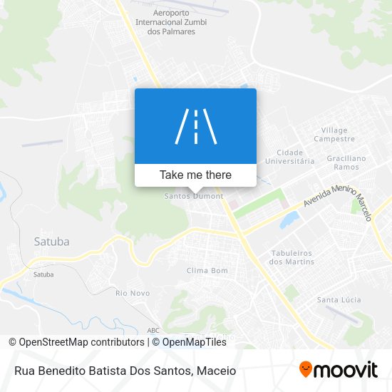 Rua Benedito Batista Dos Santos map