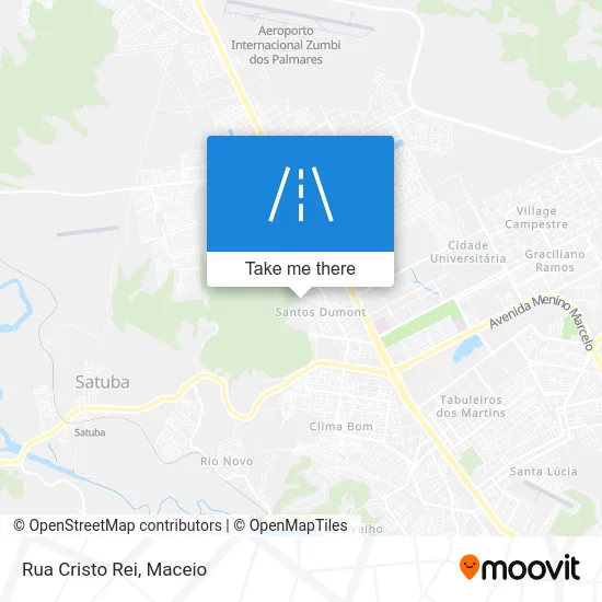 Rua Cristo Rei map