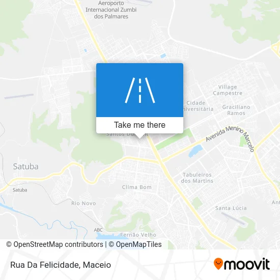 Rua Da Felicidade map