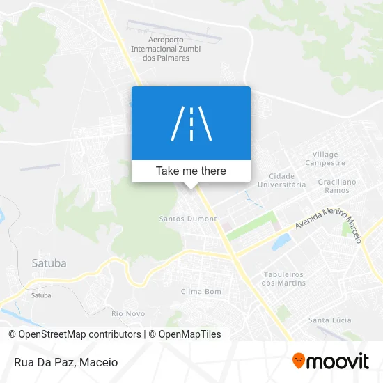 Rua Da Paz map