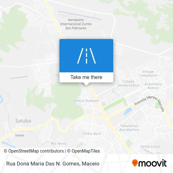 Rua Dona Maria Das N. Gomes map