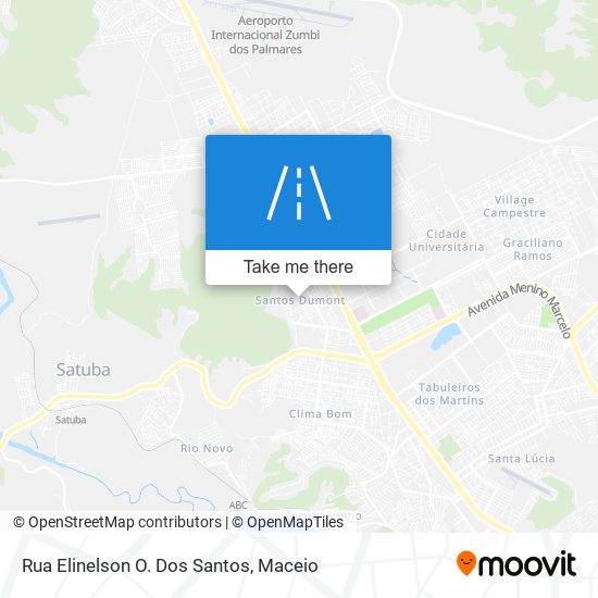 Mapa Rua Elinelson O. Dos Santos