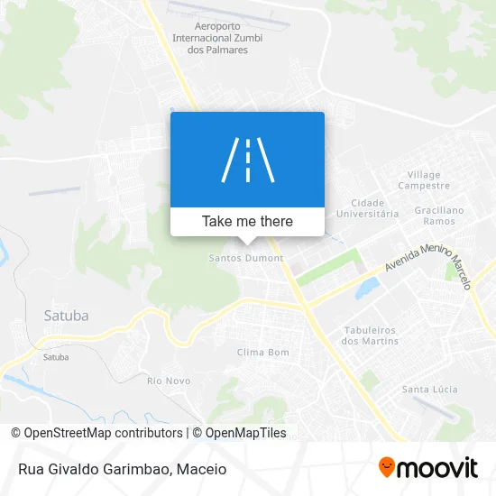 Rua Givaldo Garimbao map