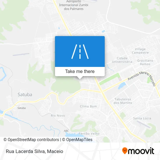 Rua Lacerda Silva map