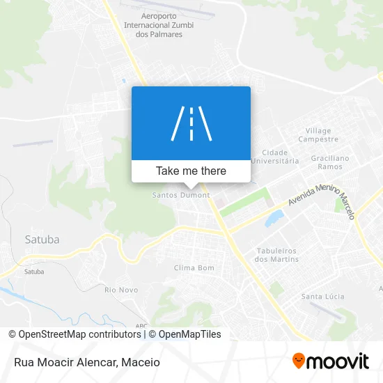 Rua Moacir Alencar map