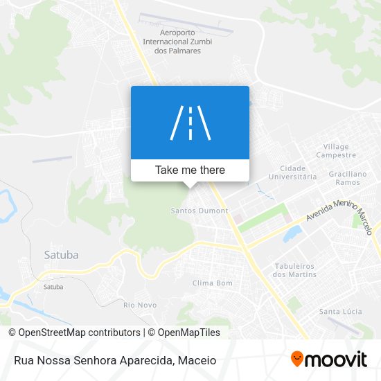 Rua Nossa Senhora Aparecida map