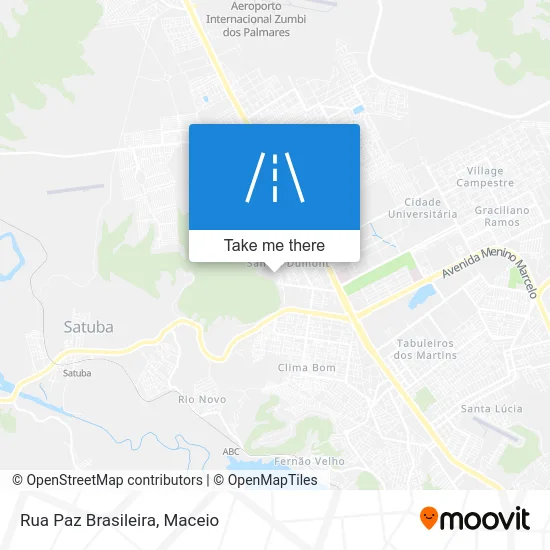 Rua Paz Brasileira map