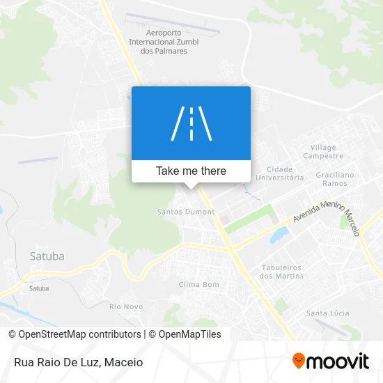 Rua Raio De Luz map
