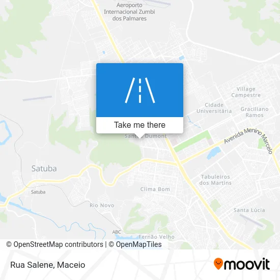 Rua Salene map
