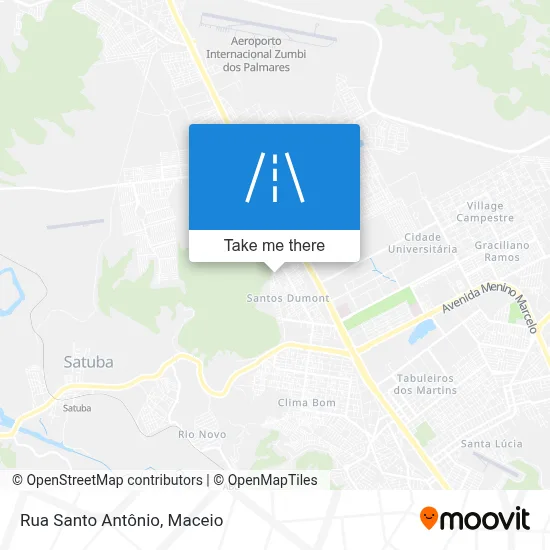 Rua Santo Antônio map