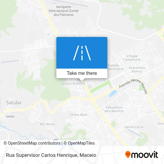 Rua Supervisor Carlos Henrique map