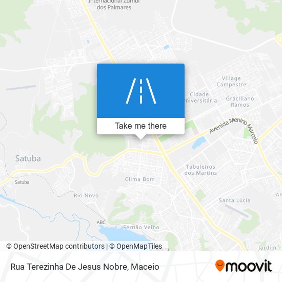 Rua Terezinha De Jesus Nobre map