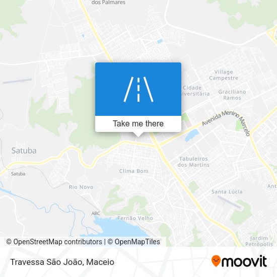 Travessa São João map
