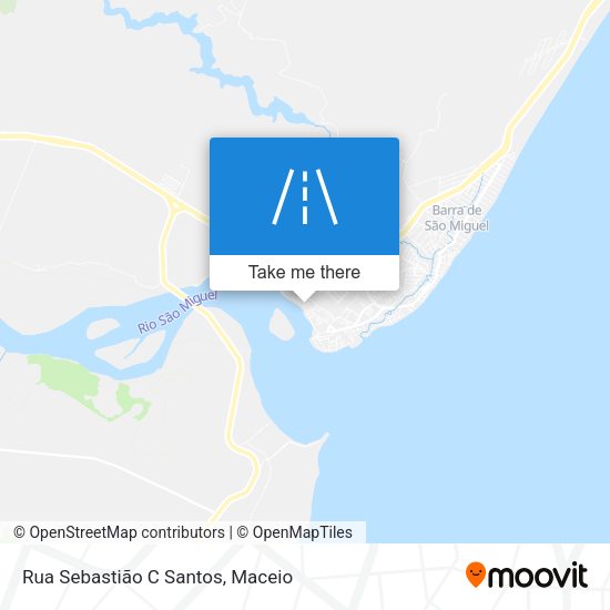 Rua Sebastião C Santos map
