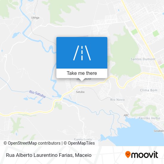 Rua Alberto Laurentino Farias map