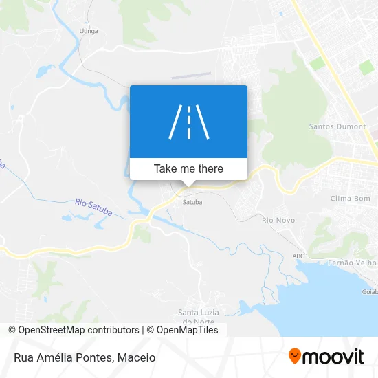 Rua Amélia Pontes map