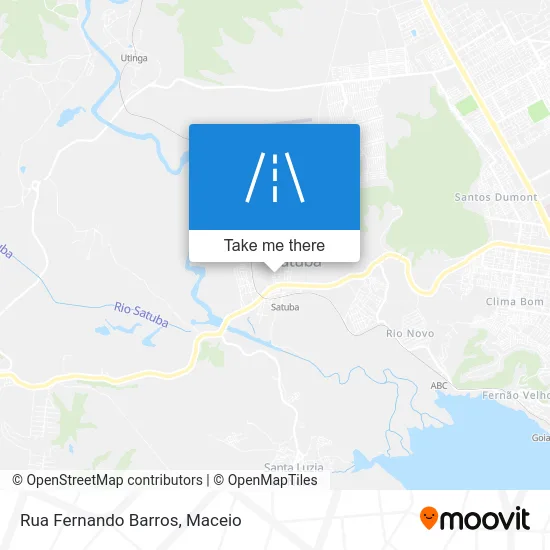 Rua Fernando Barros map