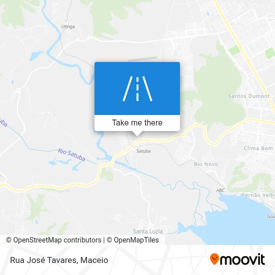 Rua José Tavares map