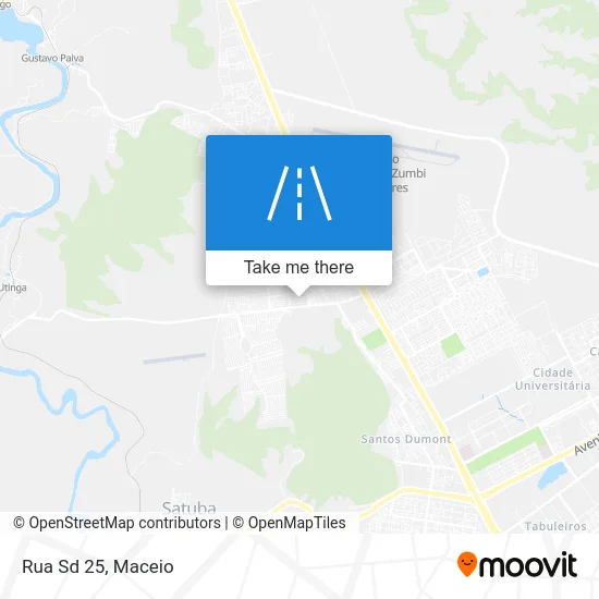 Rua Sd 25 map
