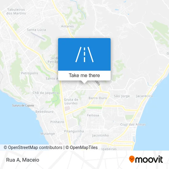 Rua A map