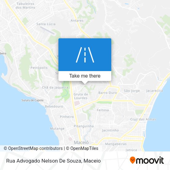 Rua Advogado Nelson De Souza map