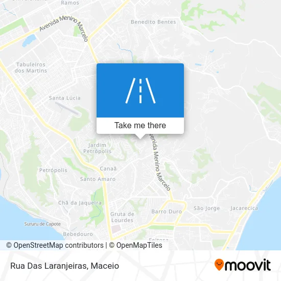 Rua Das Laranjeiras map