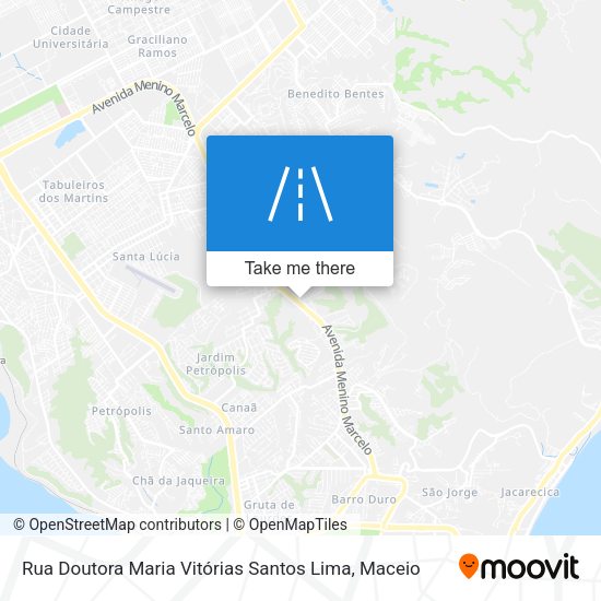 Rua Doutora Maria Vitórias Santos Lima map