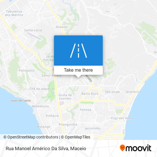 Mapa Rua Manoel Américo Da Silva