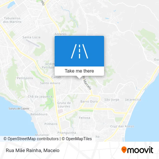 Rua Mãe Rainha map
