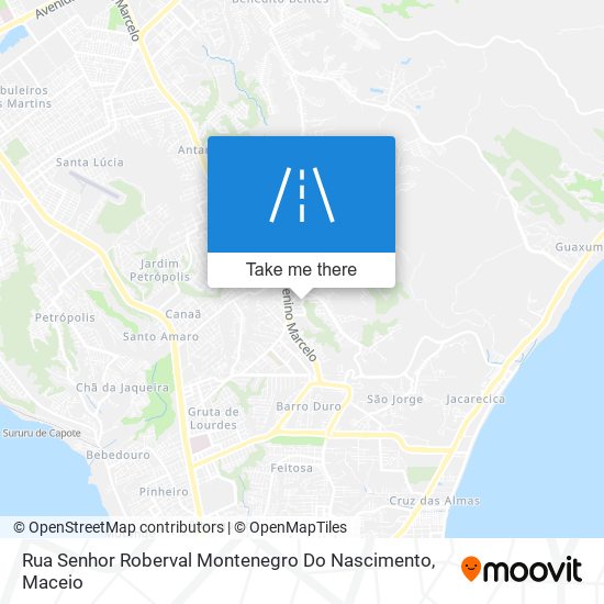 Mapa Rua Senhor Roberval Montenegro Do Nascimento