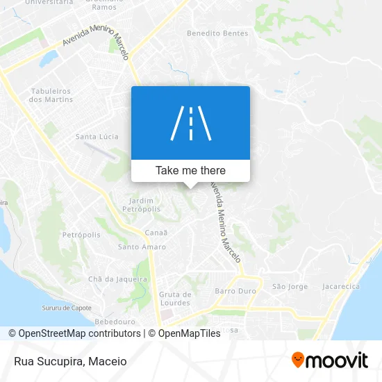 Rua Sucupira map