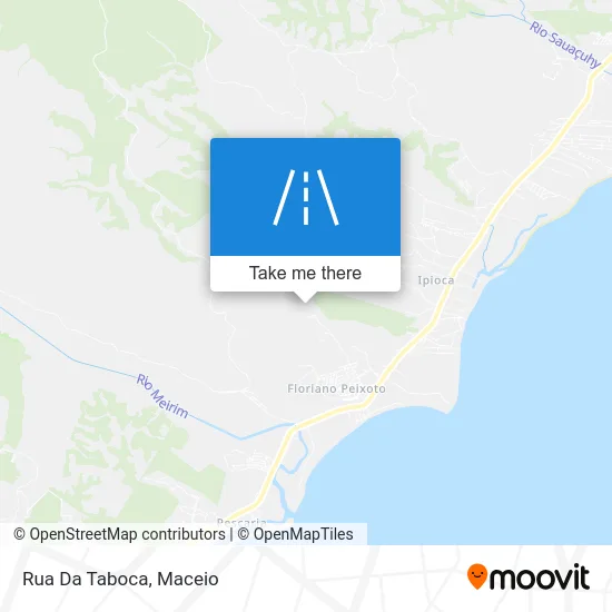 Rua Da Taboca map