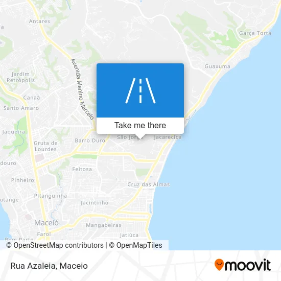Rua Azaleia map