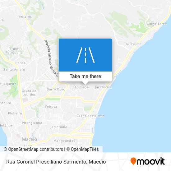 Rua Coronel Presciliano Sarmento map