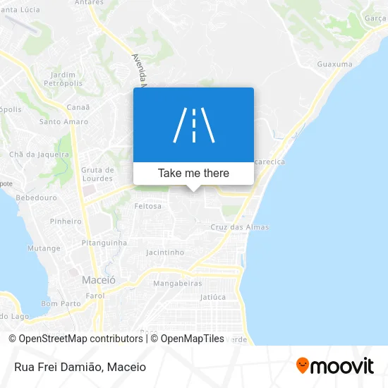 Rua Frei Damião map