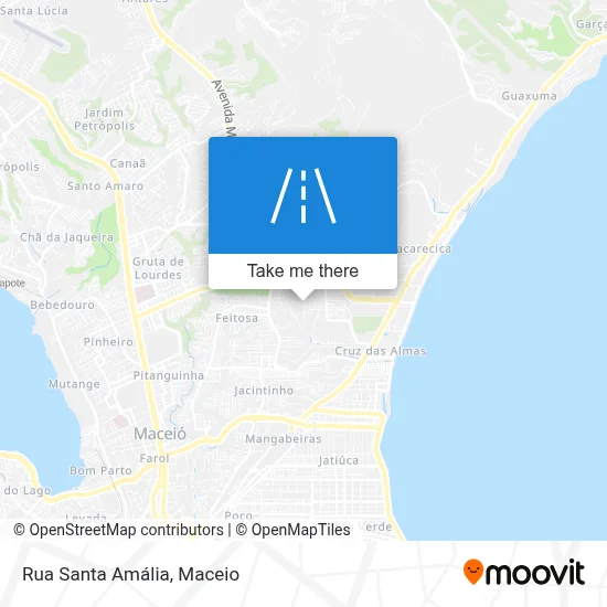 Rua Santa Amália map