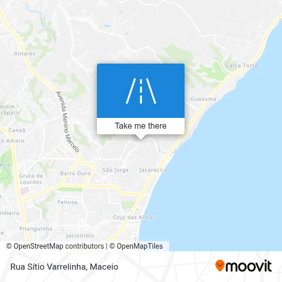 Rua Sítio Varrelinha map