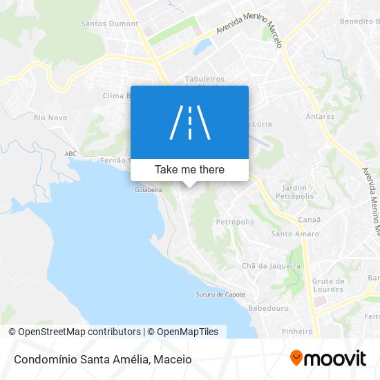 Mapa Condomínio Santa Amélia