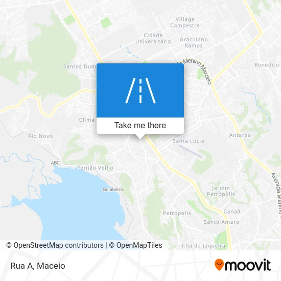 Rua A map
